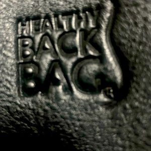LEATHER healthy back bag